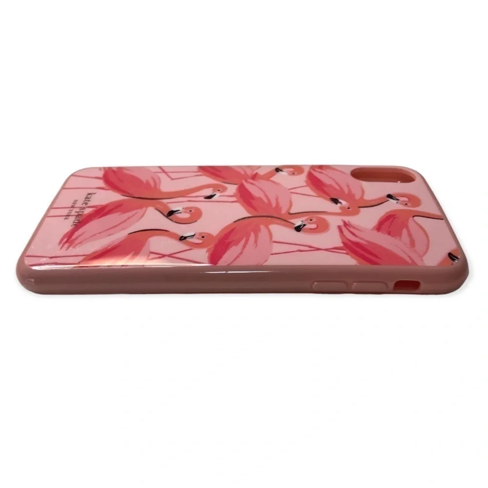 3/$15 Kate spade New York iPhone X/ iPhone XS flamingo print pink case